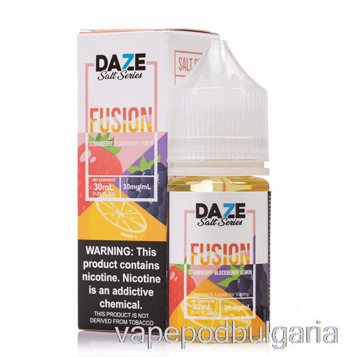 Vape Течности ягода къпина лимон - 7 Daze фюжън сол - 30ml 50mg